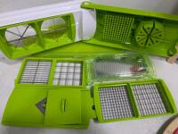 Multi-Function Manual Vegetable Chopper, Entry way Storage, Large desk Organizer and collectibles - 2