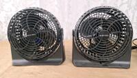 (3) 3-Speed Table Top Fans - 2