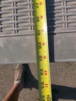 Outdoor Plastic Storage Deck Box, 48" long x 21 1/4" wide x 24 1/2 high", Grey, 100-Gallon Capacity - 4