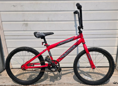 Huffy Rock It BMX Bicycle, 20" Wheels, Red with Black Graphics, Single-Speed, Coaster Brake