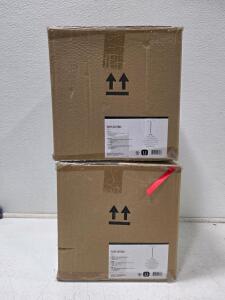 (2) Like New in box, Park Harbor PHPL5611BN Brushed Nickel Pendant Light, 100W Max, 16.5" Diameter, UL Listed