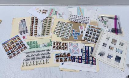 Extensive U.S. and Japanese Stamp Collection: 400+ Stamps, Mint Sheets, Commemoratives