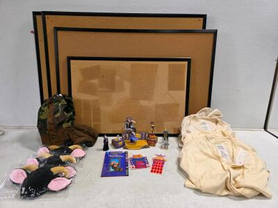 Military Wool Diver Undersuits, Disney Hunchback Playset, Bulletin Boards, Gaiters, Costume Ears Lot