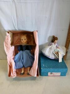 Madame Alexander 14" Meg Doll #714 (Little Women) & Goldilocks Doll #1520 (Storybook)