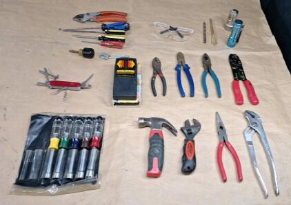 (1) 5-Piece Craftsman Bit Driver Set & Assorted Hand Tools