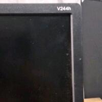 (1) 24" HP V244h LED Monitor - 2