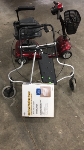Automatic Scooter, Walker, Raised Toilet Seat