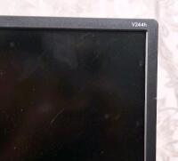 (1) 24" HP V221 LED Monitor - 2