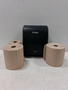 Brady enMotion&reg; Impulse&reg; 10&rdquo; Touchless Paper Towel Dispenser with 3 Extra Rolls