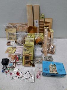 Dollhouse Building Kits Lot, Cir-Kit, Houseworks, Victorian Windows, Wiring Kit