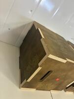 Plyometric Jump Boxes, 12" Heights, Plywood Construction, Set of 2 - 3