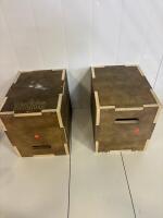 Plyometric Jump Boxes, 12" Heights, Plywood Construction, Set of 2 - 4
