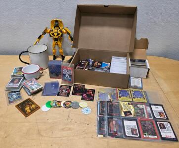 Mixed Trading Cards Lot &ndash; 100+ Baseball, MAD Magazine, Fantasy Cards, Poker Chips, Toys