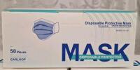 (10) 50-Count Packs Of Disposable Protective Masks - 2