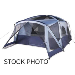 Ozark Trail 12-Person Cabin Tent with Screen Porch, 171.5 sq ft Floor Area, 90 in Peak Height