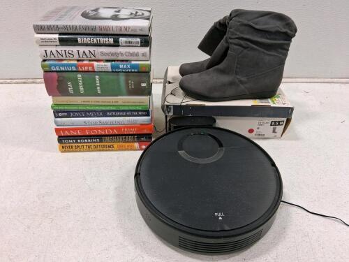Robotic Vacuum Cleaner with Wi-Fi Control, 2000 Pa Suction and More (Turns On)