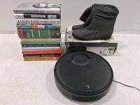 Robotic Vacuum Cleaner with Wi-Fi Control, 2000 Pa Suction and More (Turns On)