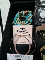 Assorted Costume Jewelry Collection&mdash;Liz Claiborne, Bijoux, Grateful Dead Pins, Display Box, 40+ Pieces - 6