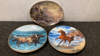 Thomas Kinkade and Horse Collector’s Plates