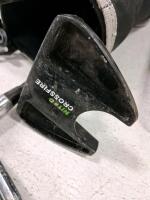 Mixed Golf Club Set: Callaway Driver, Crossfire Putter, Ringo Iron, Basic Carry Bag, Fair Condition - 2