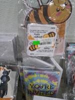 Bulk Lot Mixed Themed Party Invitation Packs: Dinosaur, Mermaid, Naruto, Envelopes Included - 5