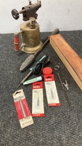 Soldering Irons, Replacement Tips and Sharpening Block