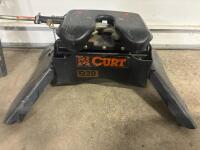 CURT Q20 5th Wheel Hitch, 20,000 lbs Capacity, Dual Jaw, Includes Mounting Rails - 2