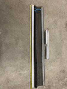 Retractable Screen Door Kit, Aluminum Frame, 83in x 80in, with Mounting Hardware