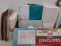 Large Stationery Lot: 800+ Sheets, 350+ Envelopes, PaperDirect, Letterhead, Cards, Multi-Color - 7