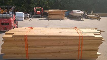 Bunk Of Mixed 2x4, 2x6, 2x8 Untreated Dimensional Lumber, (8'- 10' Lengths)