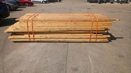 Bunk Of Mixed 2x4, 2x6, 2x8 Untreated Dimensional Lumber, (8'- 10' Lengths)