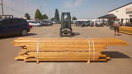 Bunk Of Mixed 2x4, 2x6, 2x8 Untreated Dimensional Lumber, (8'- 10' Lengths)