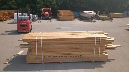 Bunk Of Mixed 2x4, 2x6, 2x8 Untreated Dimensional Lumber, (8'- 10' Lengths)