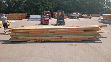 Bunk Of 2x4, 2x6, 2x8 Untreated Dimensional Lumber, (10'-16' Lengths)