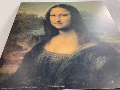 Mona Lisa Print on Wood