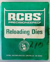 RCBS .270 Winchester Reloading Die Set, 2-Dies, Precisioneered, Steel, Original Box and RCBS Omark 9MM Luger Precisioneered Reloading 2-Die Set, Standard 7/8"-14 Thread - 2
