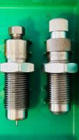 RCBS .270 Winchester Reloading Die Set, 2-Dies, Precisioneered, Steel, Original Box and RCBS Omark 9MM Luger Precisioneered Reloading 2-Die Set, Standard 7/8"-14 Thread - 7