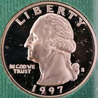1997 S U.S. Mint Proof Set &ndash; Lincoln Cent, Jefferson Nickel, Roosevelt Dime, Washington Quarter, Kennedy Half - 5