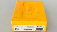 Lyman .243 Winchester 2-Die Set, Full-Length Sizing And Bullet Seating Dies, Item No: 7452283, RCBS 3-Die Carbide Set .44 Magnum/.44 Special, Model 18612, Original Case, No Shell Holder., RCBS 3-Die Set For .44 Mag Reloading &ndash; Sizer, Expander, Seater/Crim - 2