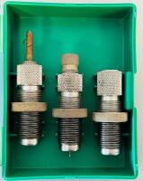 Lyman .243 Winchester 2-Die Set, Full-Length Sizing And Bullet Seating Dies, Item No: 7452283, RCBS 3-Die Carbide Set .44 Magnum/.44 Special, Model 18612, Original Case, No Shell Holder., RCBS 3-Die Set For .44 Mag Reloading &ndash; Sizer, Expander, Seater/Crim - 12