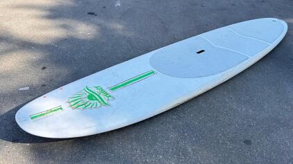 Cruiser SUP 11'4"x 32" All-Around Stand-Up Paddleboard &ndash; White, EVA Deck, Single Fin Box, G17-007223