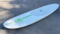 Cruiser SUP 11'4"x 32" All-Around Stand-Up Paddleboard &ndash; White, EVA Deck, Single Fin Box, G17-007223