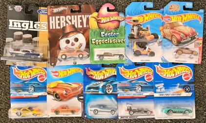 Hot Wheels 2004 First Editions 1968 Nova SS, Silver, 1:64 Scale, Carded 5/100 B3532, And More