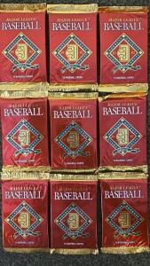 1992 Donruss Baseball Series II Unopened 9-Packs - 15 Cards/Pack, Factory Sealed