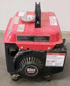 Storm Cat Portable Generator 800/900W, 2 HP, 2-Stroke, 63CC, 1.1 Gal Fuel, 120V, Serial 372831503
