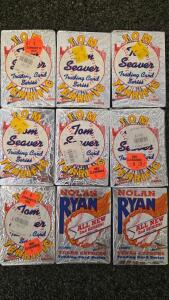 1992 Pacific Sealed Trading Card Packs - Tom Seaver "Tom Terrific" & Nolan Ryan 2nd Series