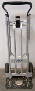Cosco 3-In-1 Convertible Hand Truck/Cart, 800/1000 lb Capacity, Model 12243ASB1, Aluminum Frame