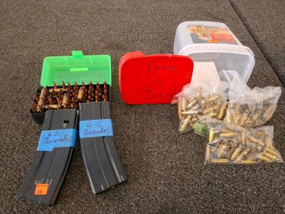 6.5 Grendel Reloaded Ammo (~47 Rounds), E-LANDER AR Magazines (2), Approximate 120 Brass Cases, Reload Kit