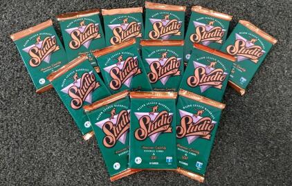 1993 Leaf Studio Baseball Card Packs &ndash; Unopened Packs of 13 With Potential Inserts
