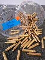 9MM Luger & 7MM Rem Mag Brass Casings &ndash; Approx. 2 Jars For Reloading, Brass Material - 2